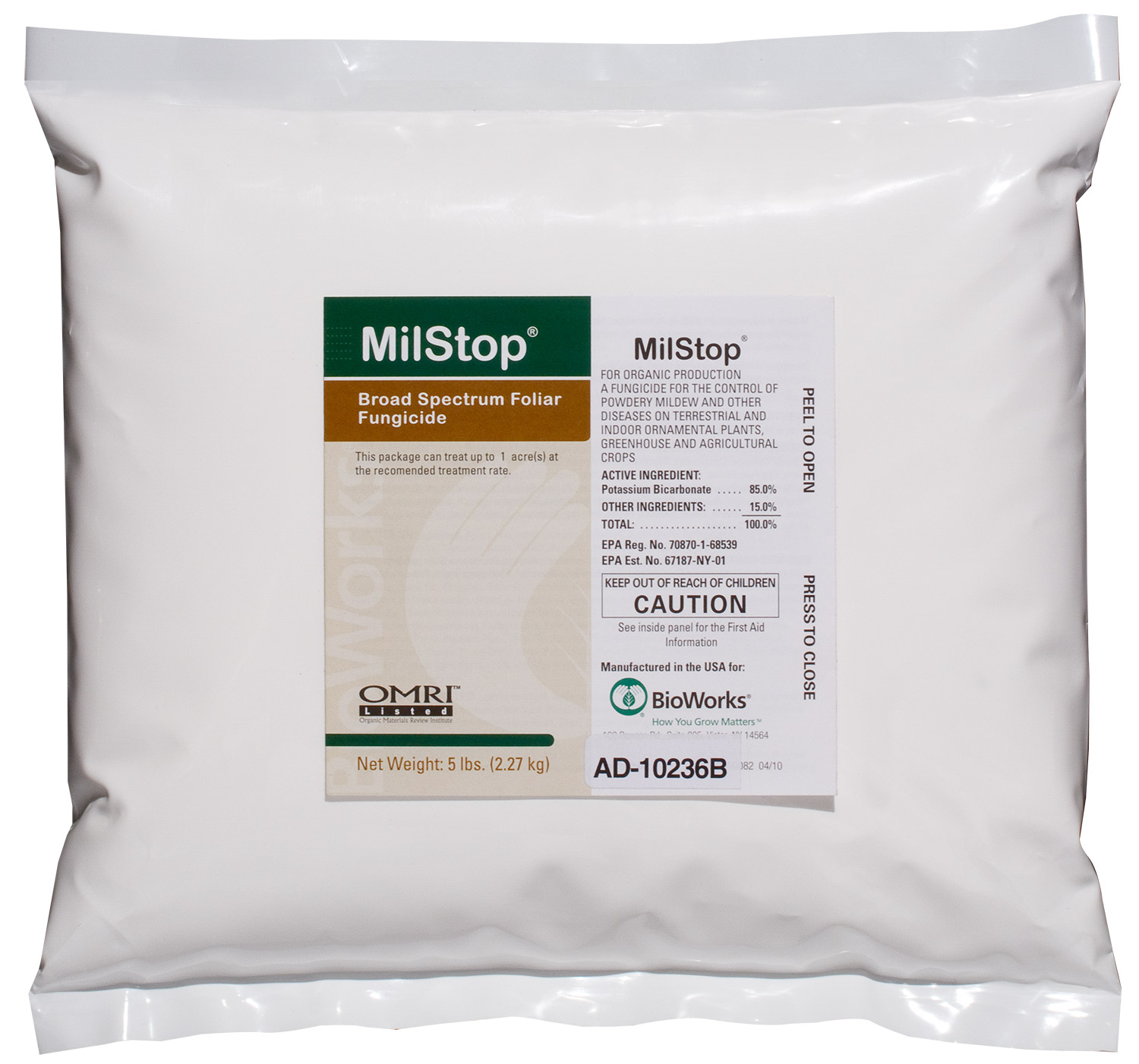MilStop® Foliar Fungicide 5 lb Bag - Fungicides